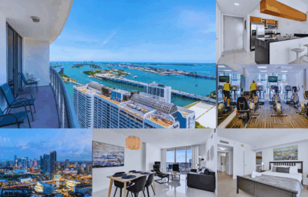 Modern Apartment on the 50th Floor of Opera Tower – Panoramic City Views
